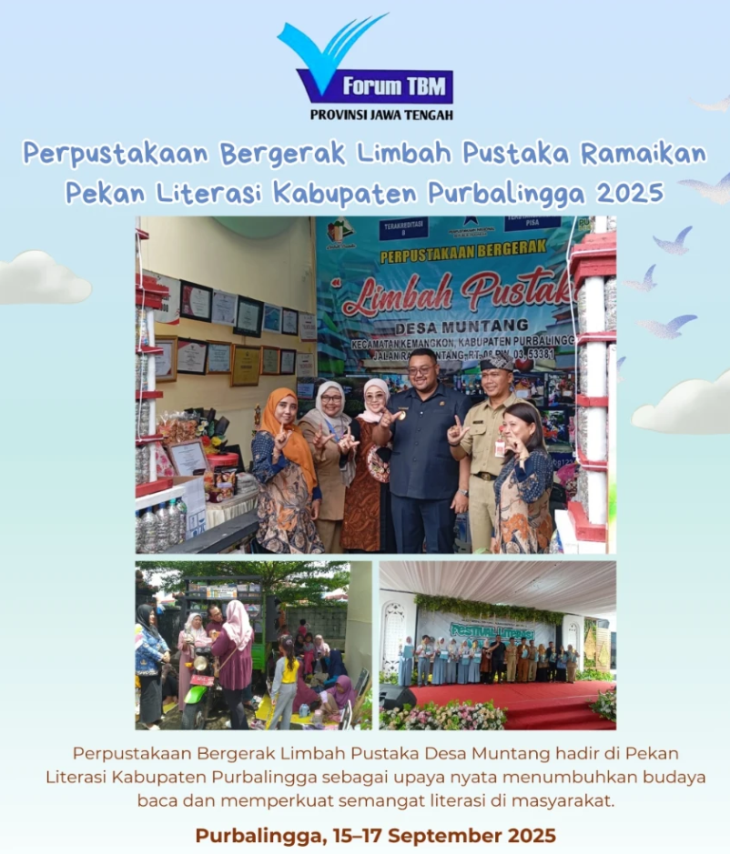 Limbah Pustaka Ramaikan Pekan Literasi Kabupaten PurbalingGA 2025