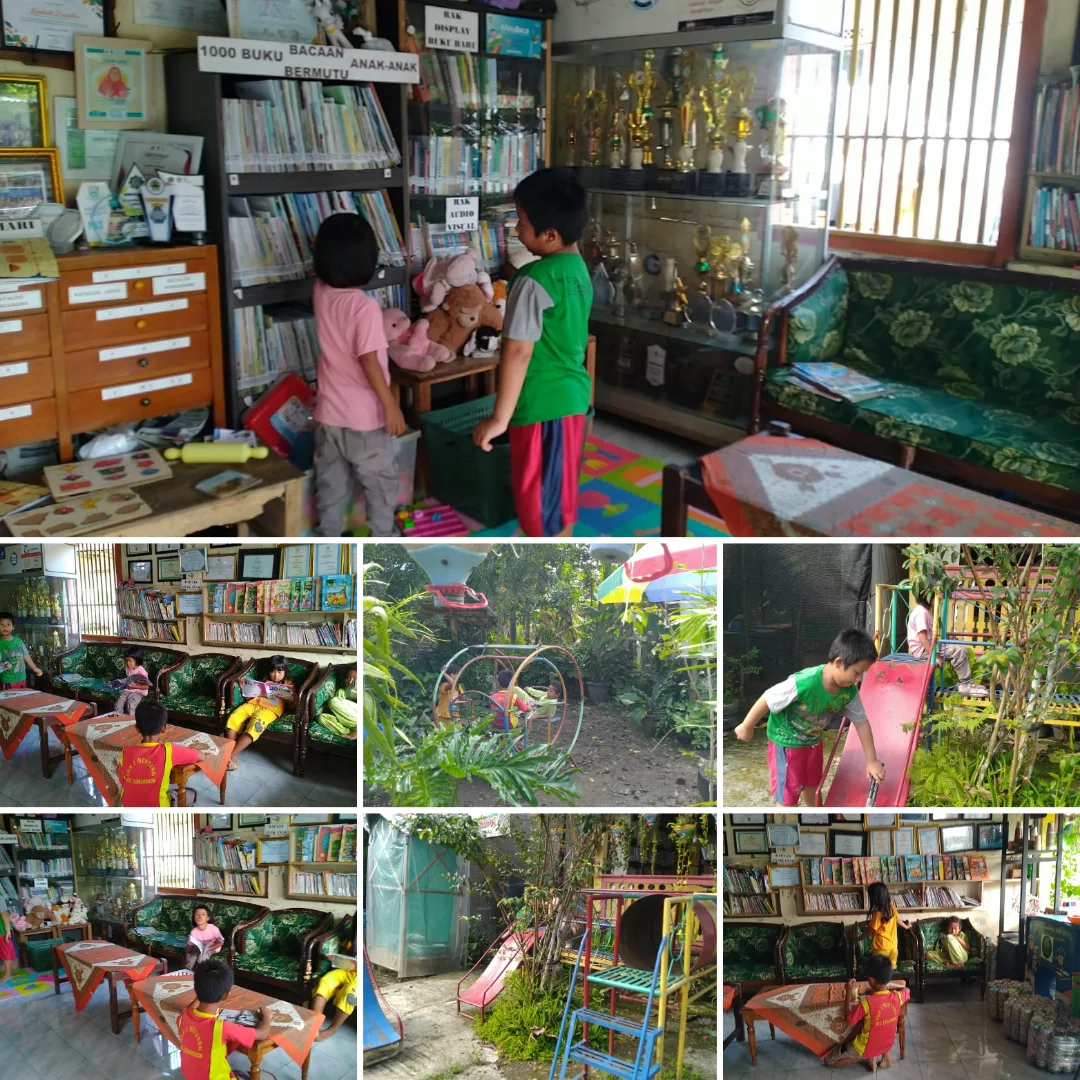 Rumah Kedua Para Pembaca Cilik: Limbah Pustaka Ciptakan Ruang Baca dan Bermain Nyaman untuk Anak-anak Muntang