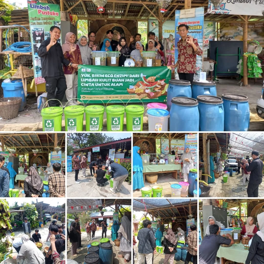 Eco Enzyme Cuan, Sampah Hilang: Limbah Pustaka dan Telkom University Wujudkan Kolaborasi Cerdas Pembuatan Produk Ramah Lingkungan