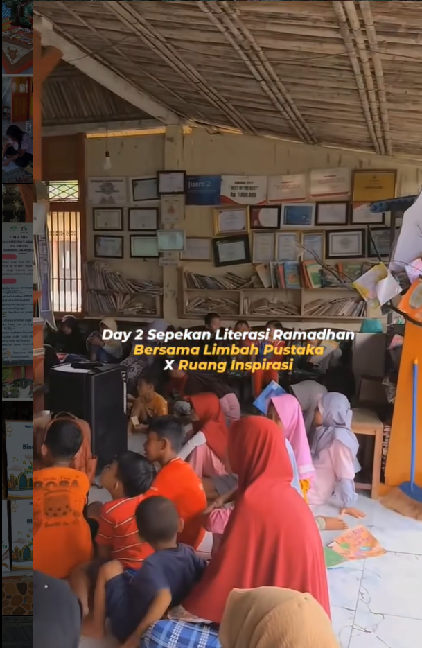 'Sepekan Literasi Ramadhan' Hari Kedua di Desa Muntang Berlangsung Semarak
