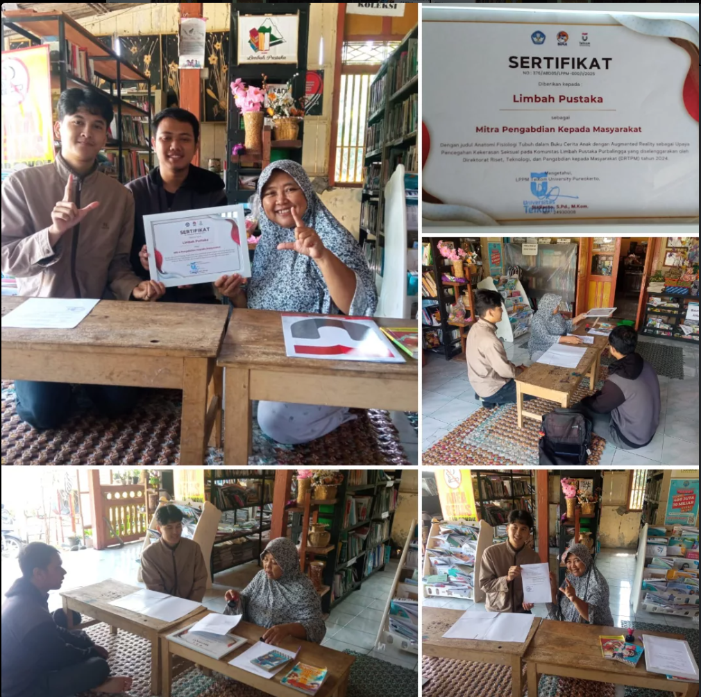 Jalin Kemitraan, Limbah Pustaka dan Telkom University Purwokerto Kolaborasi dalam Proyek Buku Cerita AR